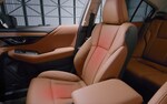 A photo illustration showing the heated and ventilatied front seats on the 2021 Subaru Legacy Touring XT.