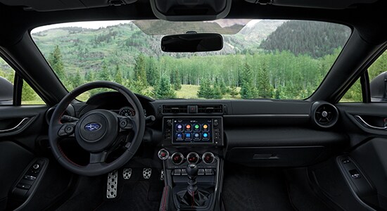 Interior of the 2022 Subaru BRZ 