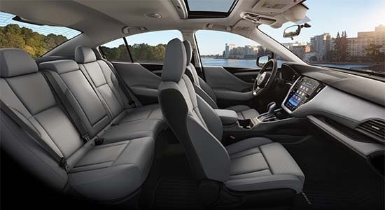 Interior of the 2022 Subaru Legacy