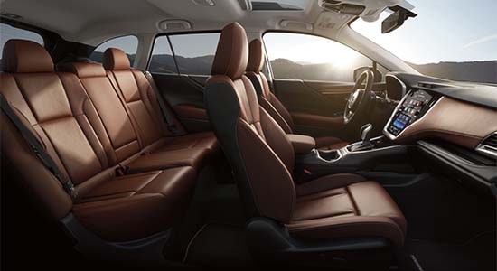 Interior of the 2022 Subaru Outback