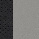Gray Leather/Orange Stitching