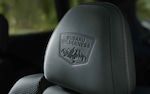 A close up of the StarTex water-repellant upholstery in the 2022 Outback Wilderness.