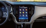 A close-up of the available 11.6-inch touchscreen for the SUBARU STARLINK® Multimedia system on the 2022 Subaru Outback. 